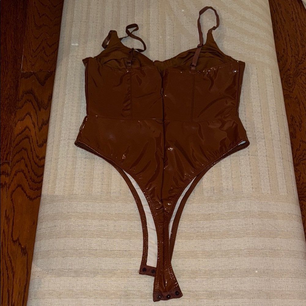 Brown bodysuit
